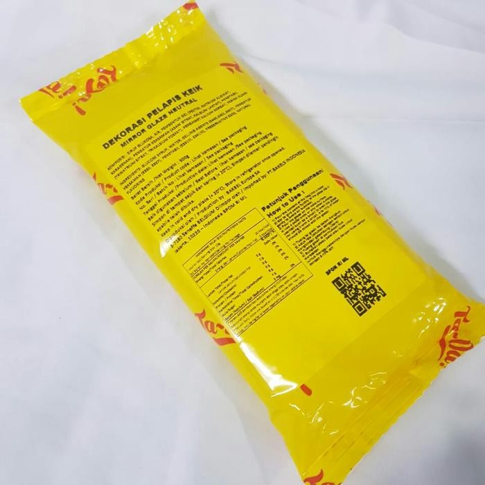 

Ta-da bakels Mirror Glaze Natural 500gr / Pengkilap Cake & Buah