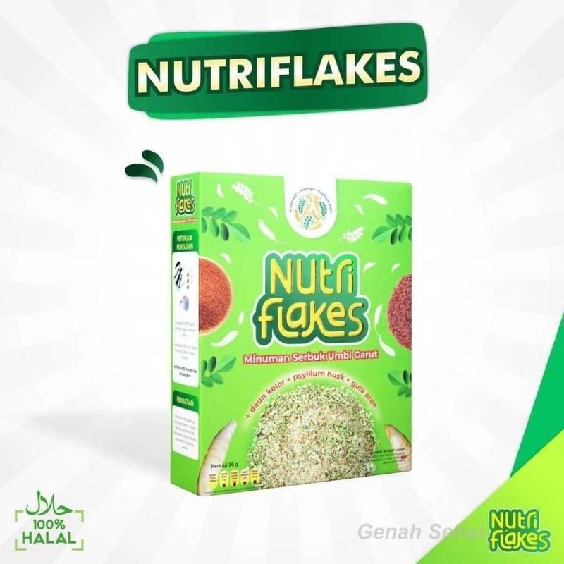 

Nutriflakes Asli Sereal Umbi Garut Original Atasi Asam Lambung
