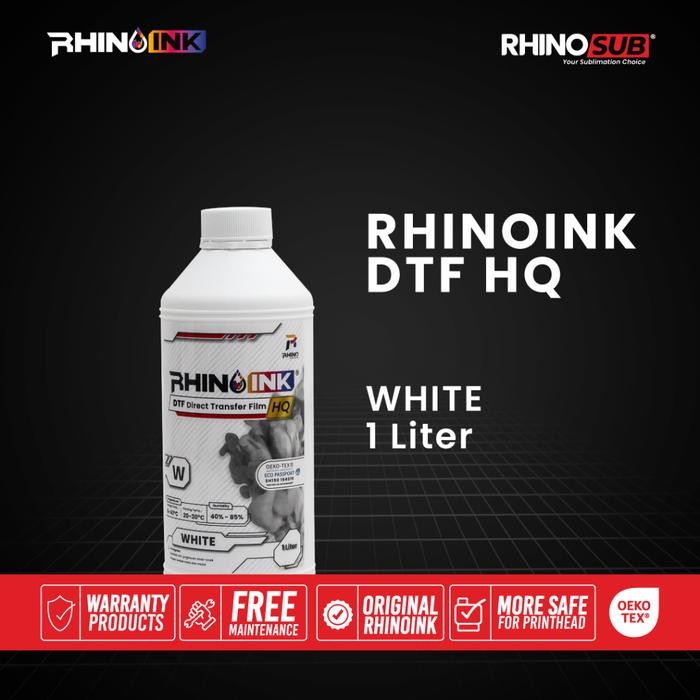 

Tinta DTF Rhino Lite 1 liter (CMYKW) - White HQ