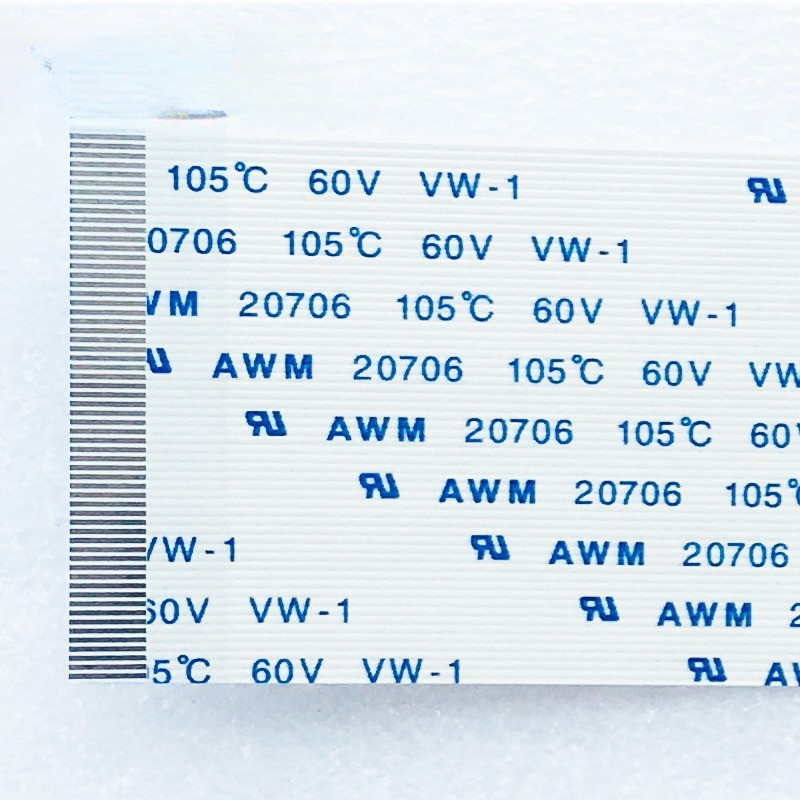 AWM 20706 105C 60V VW-1 Flexible FFC Ribbon Cable