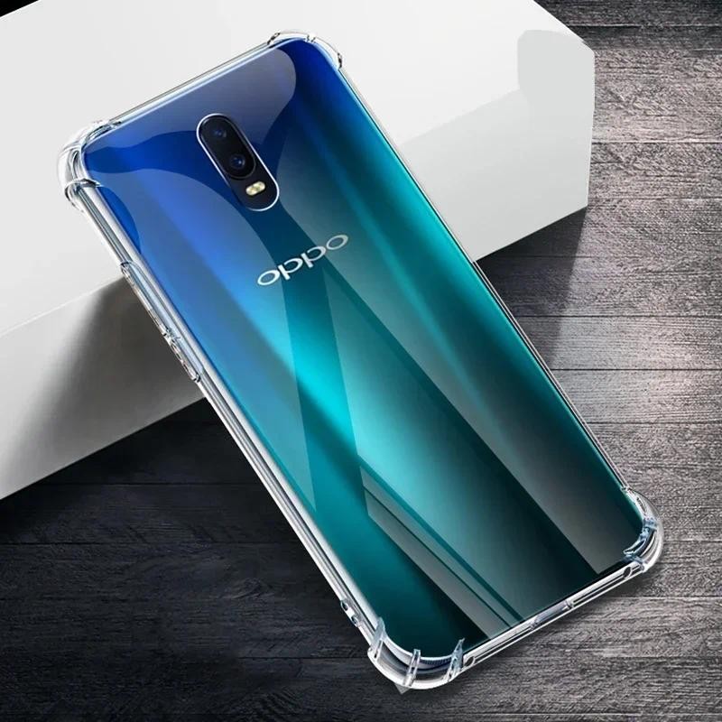 Airbag Phone Case for OPPO R17 RX17 R15 Pro Neo R15X R11 R11S R9 R9S Plus Thickened Protect Soft Tra