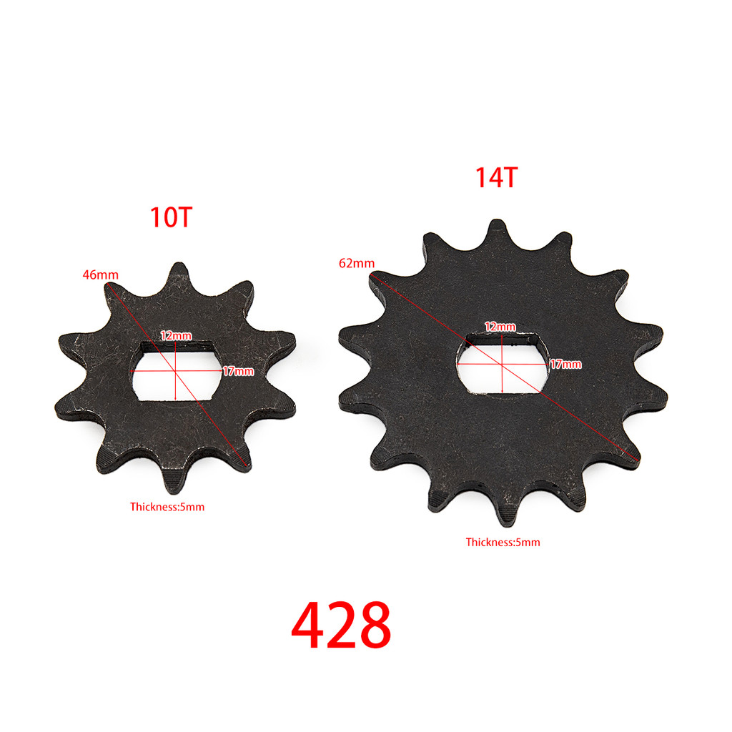 9T 10T 12T 14T 16T Geared Motor Sprocket 420/428 (4 points) Model Sprocket Gear MY1020ZXFH. MY1020Z.