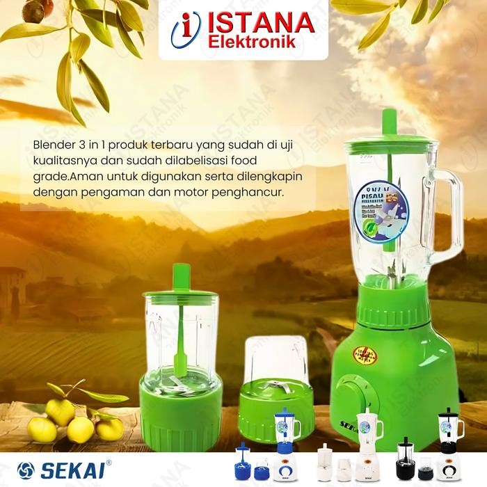 SEKAI BLENDER 3 IN 1 KACA  BL752GL