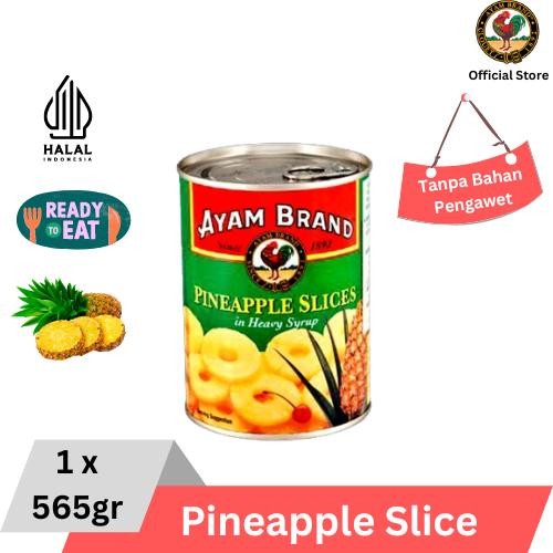 

[TERLARIS] Ayam Brand - Pineapple Slice Nanas Kaleng 565gr - 2 pcs[TERLARIS ]