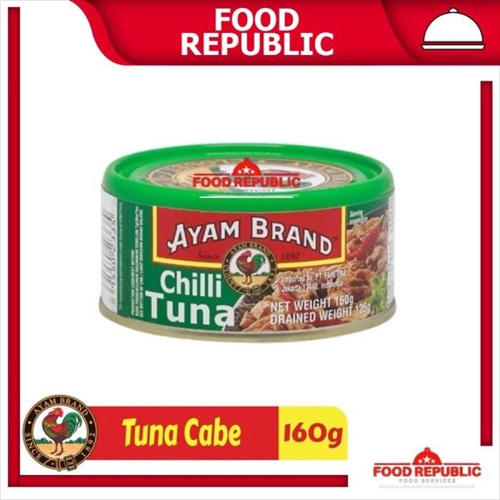 

[TERLARIS] AYAM BRAND 160 GR IKAN TUNA KALENG RASA TOMAT CHUNKS IN OIL CABE CURRY - chilli tuna[TERLARIS ]