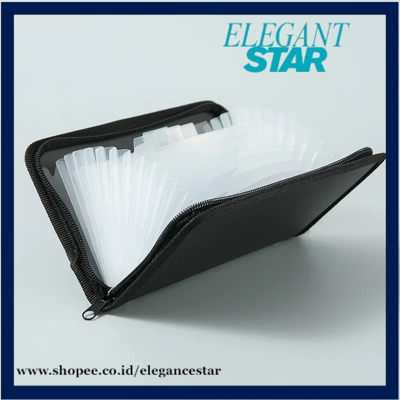 

A6 Expanding File Folder Zipper Bag Wallet Documents File Pouch Bill Expanding Folders Organizer Office Binding Supplies