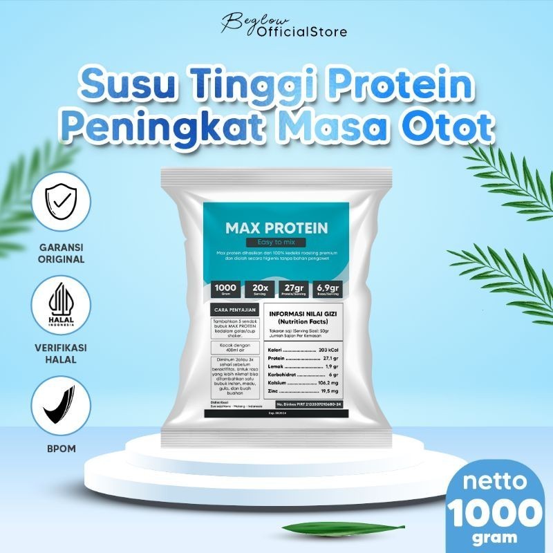 TERLARIS 1000gr MAX PROTEIN ISOLATE  SUSU FITNES SUSU DIET SUSU PROTEIN ORIGINAL