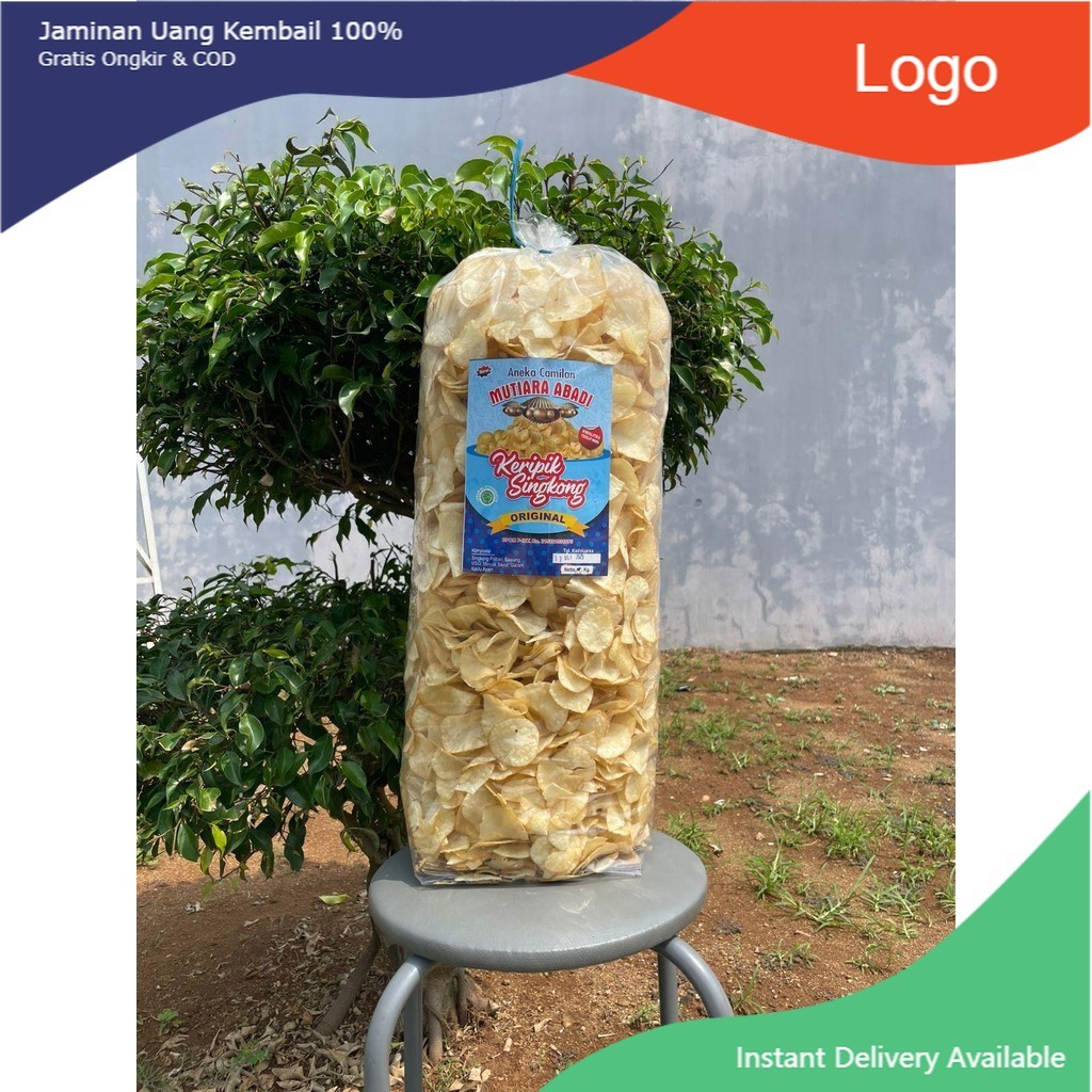 

Kripik Keripik Singkong Original 1KG Mutiara Abadi