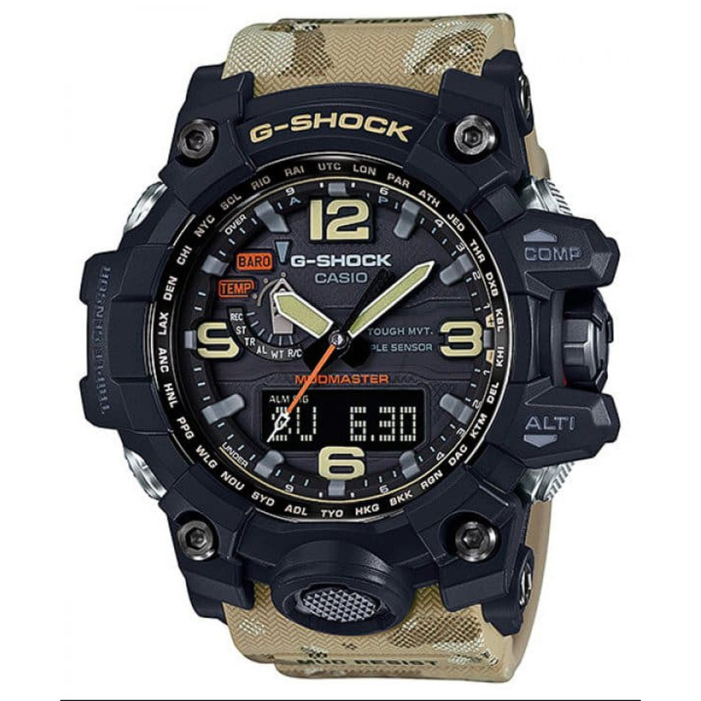 CASIO G-SHOCK GWG-1000 MUDMASTER DESERT GWG-1000 CAMOUFLAGE COLLECTION SAPPHIRE GLASS SHOCK RESISTAN