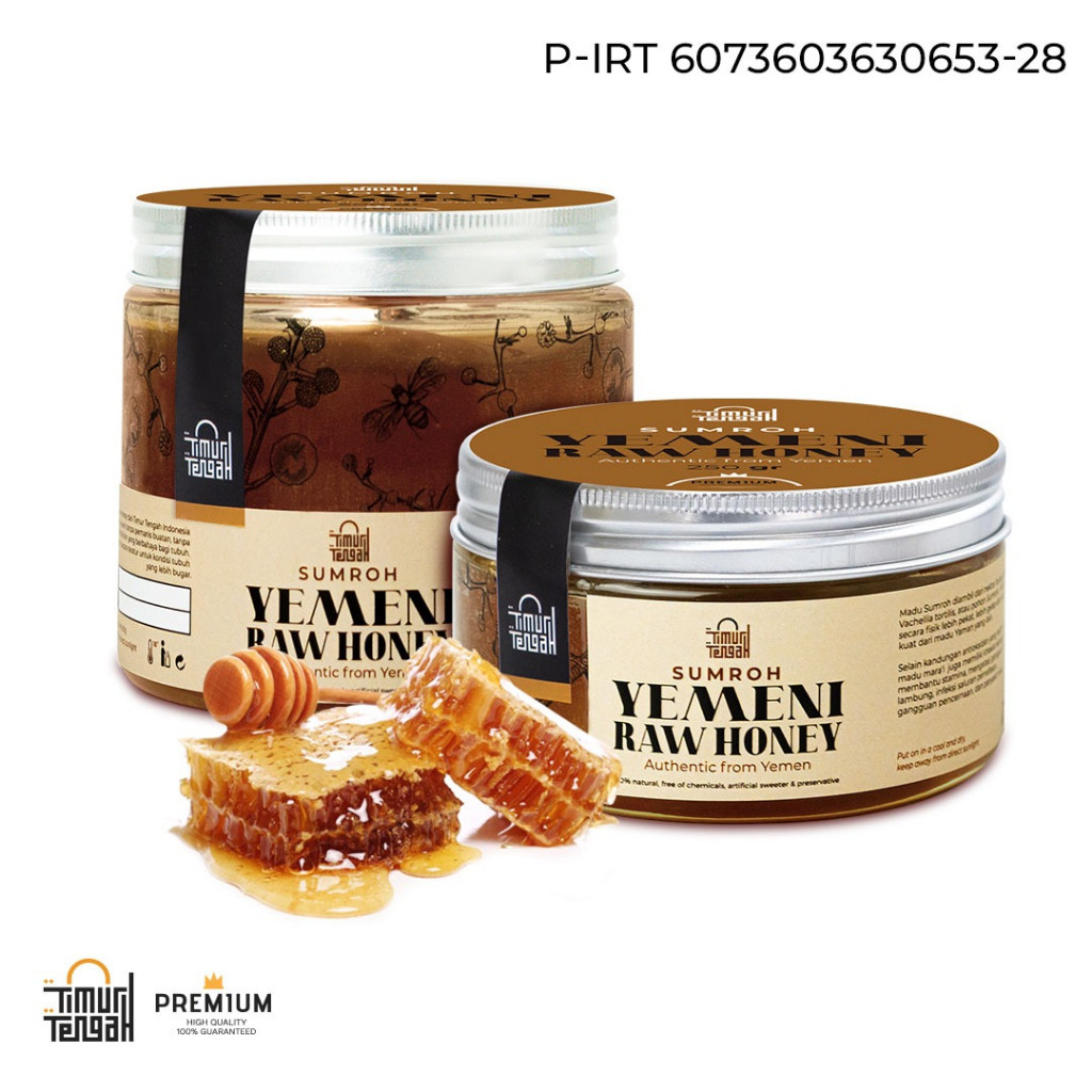 

Timur Tengah Madu Asli Murni Yaman Sumroh 500 gr Raw Honey Yemeni Pure Premium