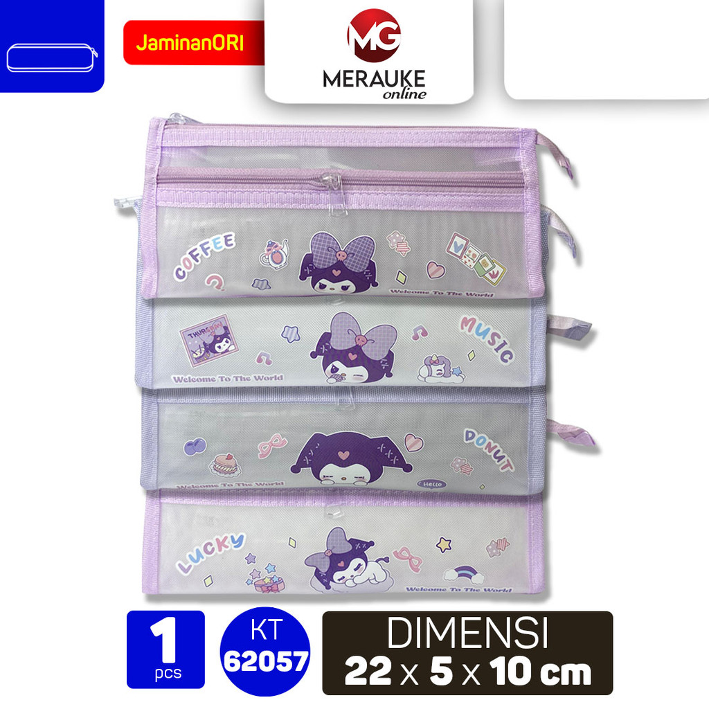 

KINHSHION Tempat Pensil Jaring Pencil Case Jala KT 62057