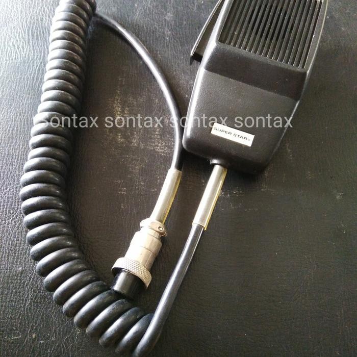 (BACA DESKRIPSI) mikrofon dynamic mic ssb bitx super star cb radio 27mhz handel ptt original ss2400