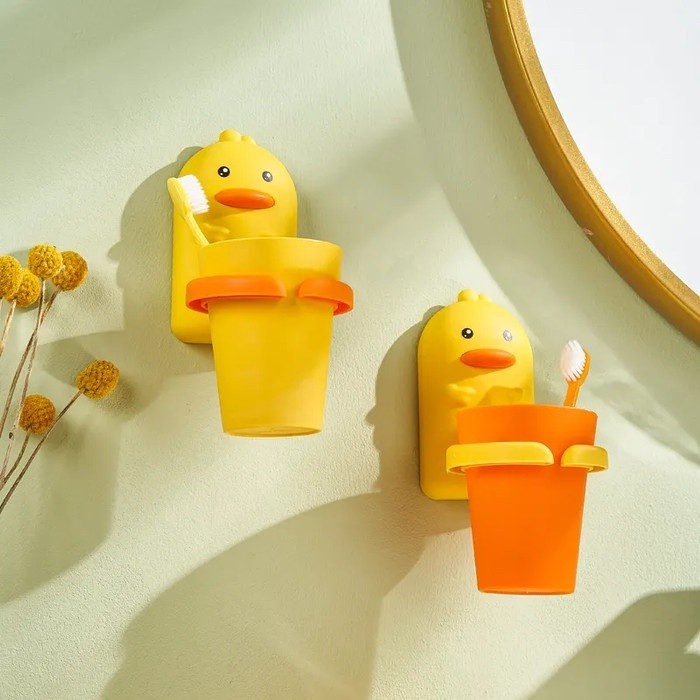 AMT TEMPAT GANTUNG SIKAT GIGI ANAK TEMPEL