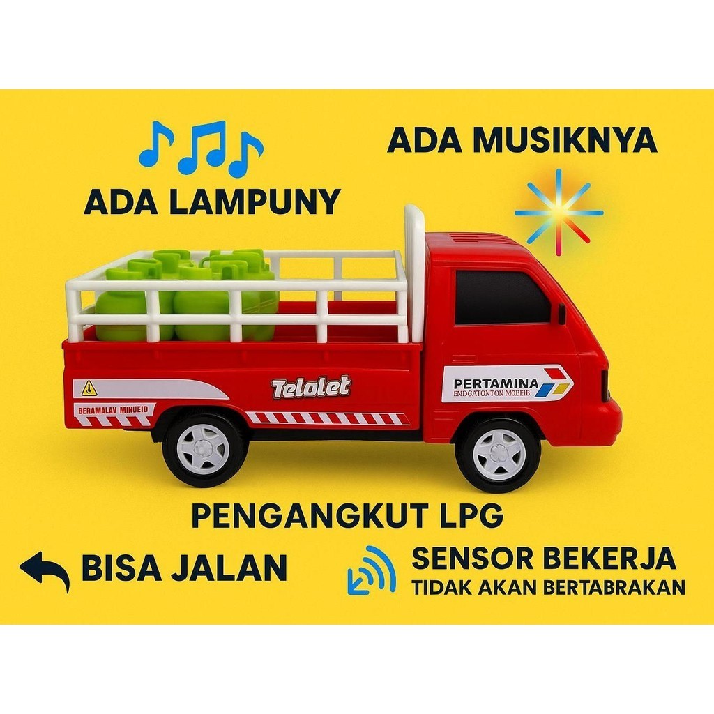 WINNO TOYSLAND - BAYAR DITEMPAT TERBARU MOBIL PICK UP ANGKUT HEWAN DAN MAINAN MINIATUR TRUCK MUATAN 