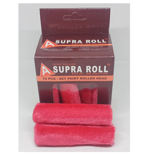 Isi Ulang Roll Kuas Cat Refill Bulu Halus Tembok Dinding Kapal Kecil