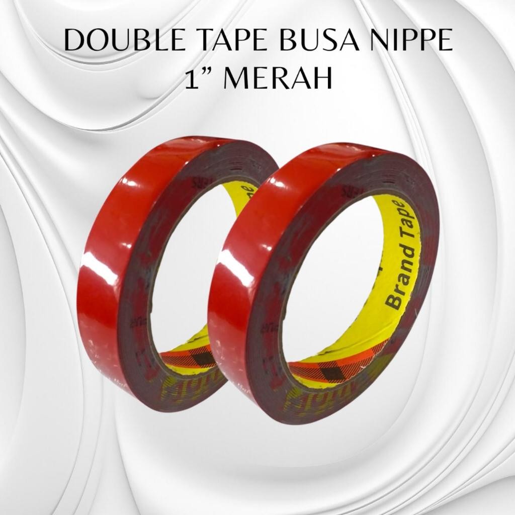 

[SDW] pekanbaru/NIPPE DOUBLE TAPE / LEM PEREKAT TIMBAL BALIK 1 INCI MERAH