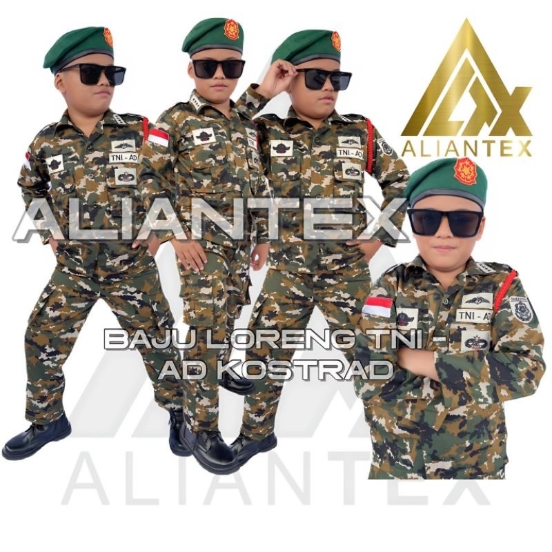ALIANTEX - Loreng TNI AD Kostrad Anak