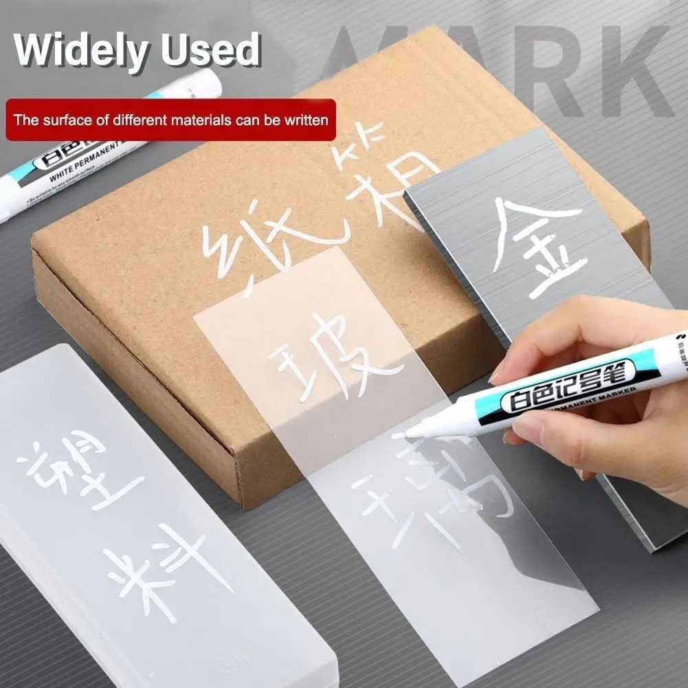 

ANDEASTR AMAK Spidol Permanen Waterproof Quick Dry Oily Marker 1mm 10 PCS - A-226