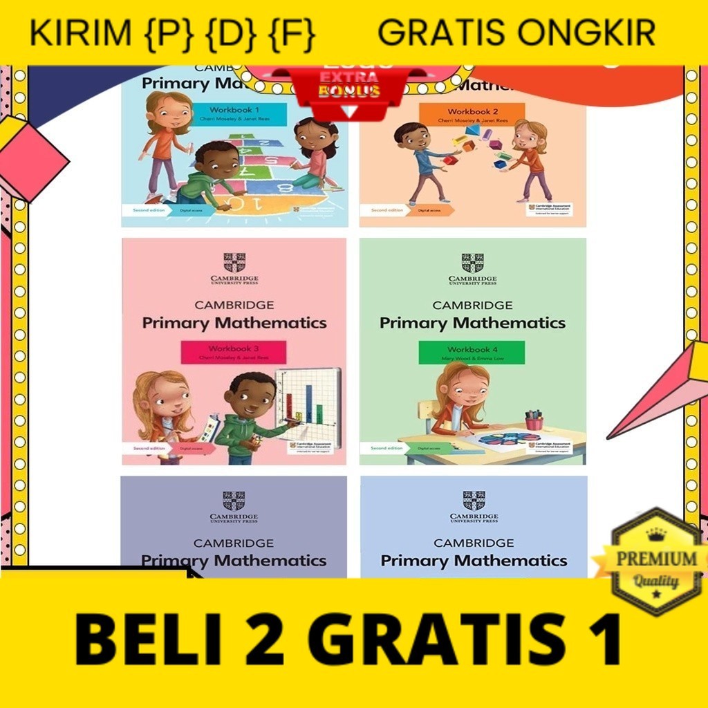 

{P} {D} {F} Second Edition / Cam Primary Mathematics Workbook 1/2/3/4/5/6/ Black White