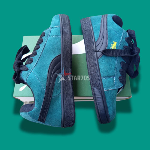 AXULE {New Produk} Sepatu Pria Sneakers Suede XL Dark Mrytle / Green Black BAHAN SUEDE ON UNISEX PRI