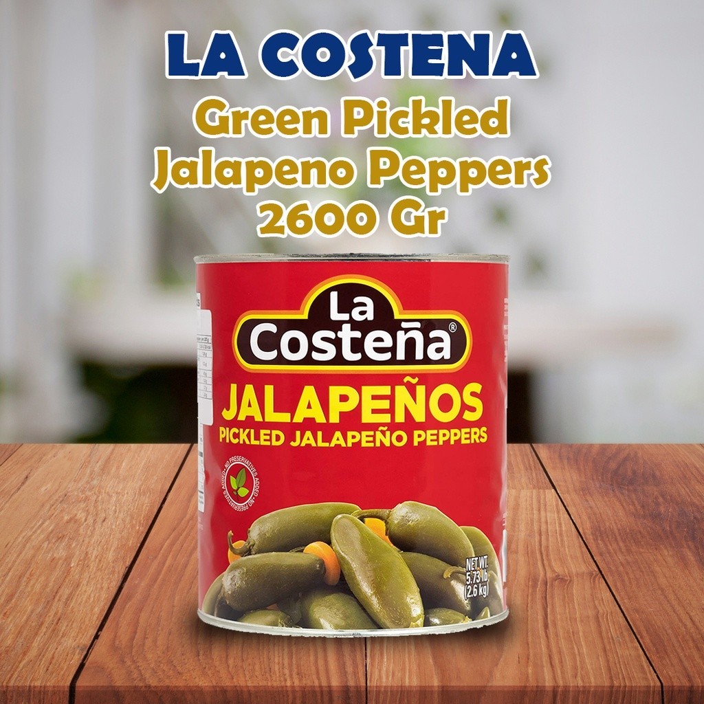 

LA COSTENA Green Pickled Jalapeno Peppers 2600 Gr