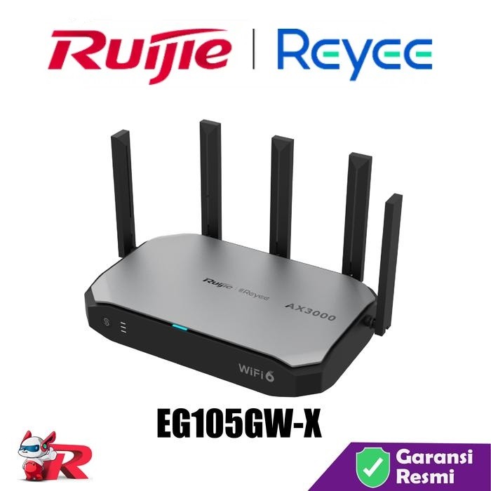 Ruijie RG-EG105GW-X Router Wireless WiFi 6 AX3000 High Performance All-In-One Wireless 5 Antena M
