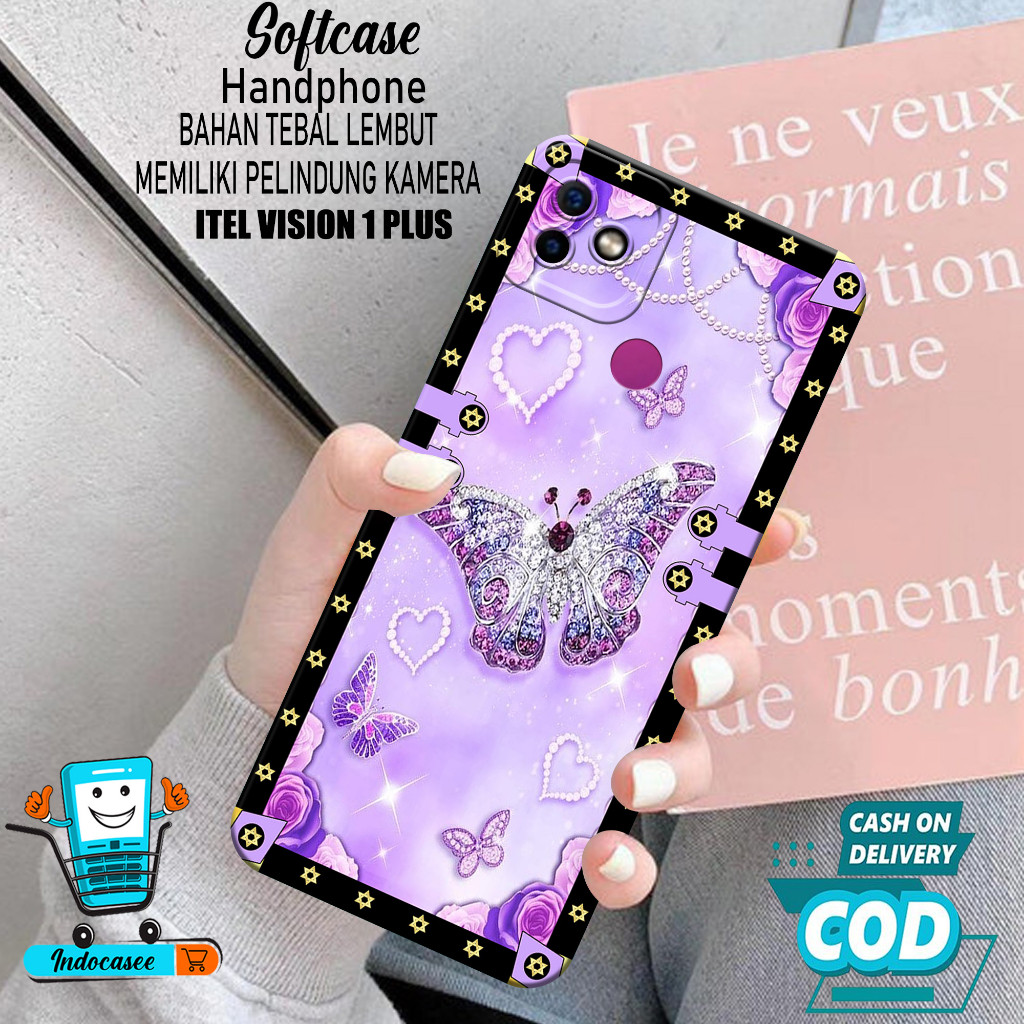 Case Hp Itel Vision 1 Plus - Softcase Itel Vision 1 Plus - Casing Itel Vision 1 Plus - Kesing Itel V