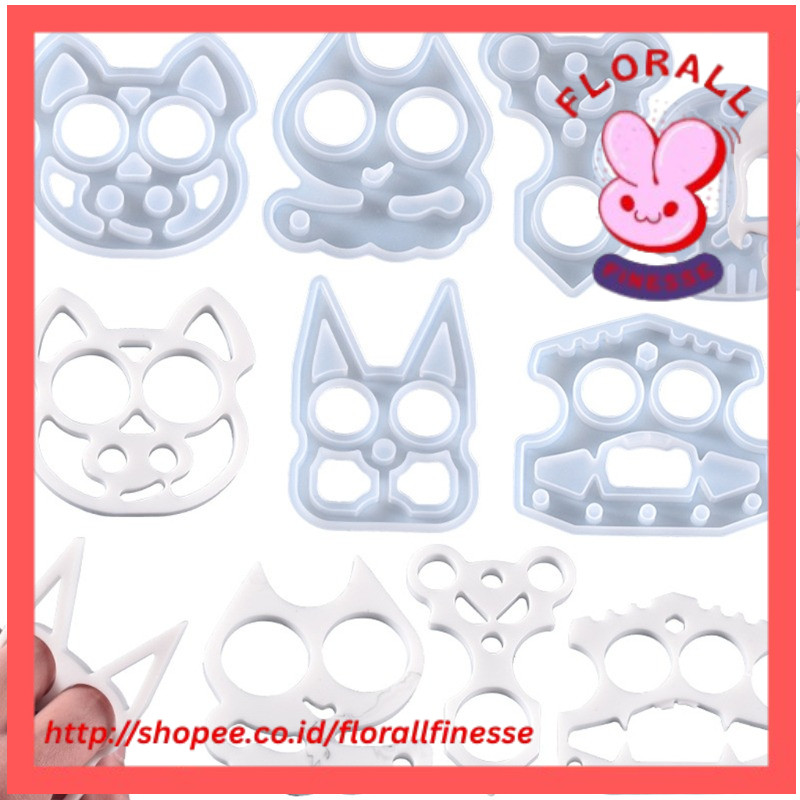 

Cartoon Animals Keychain Casting Silicone Mould DIY Crafts Jewelry Pendant Making Tools Crystal Epoxy Resin Mold