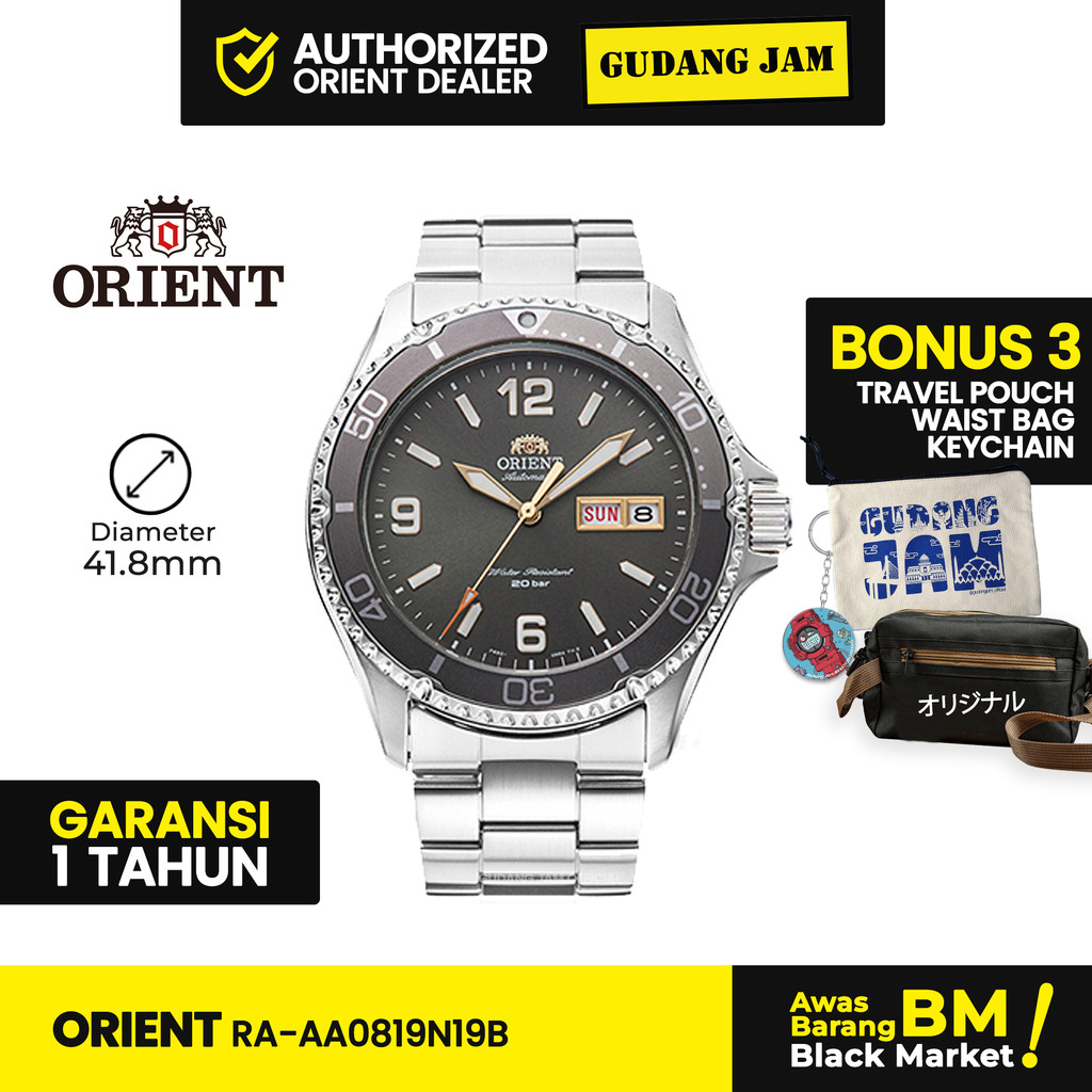Jam Tangan Pria Orient RA-AA0819N19B Mako III Kamasu