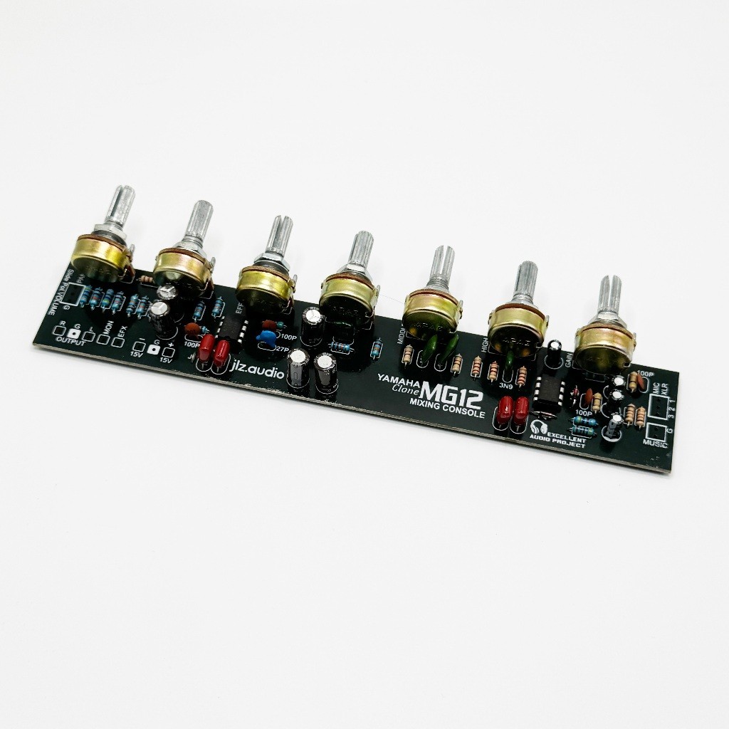 (TS) KIT PENGUAT MIC MIXER TONE 7 POTENSIO