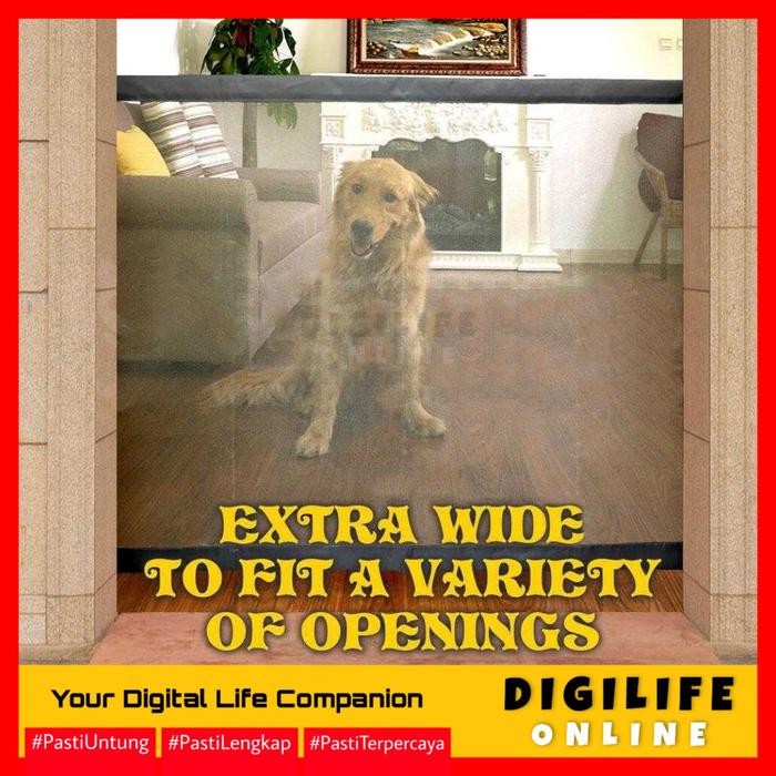 Pagar Jaring Anjing Kucing Penghalang Sekat Pembatas Portable Kandang