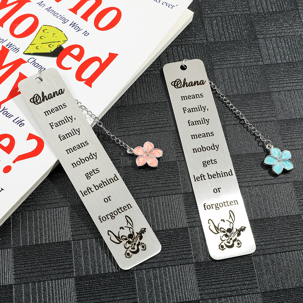 

Stitch Stainless Steel Bookmarks For Book Lovers Study Stationery Party Decoration Birthday Gift for Best Sisters