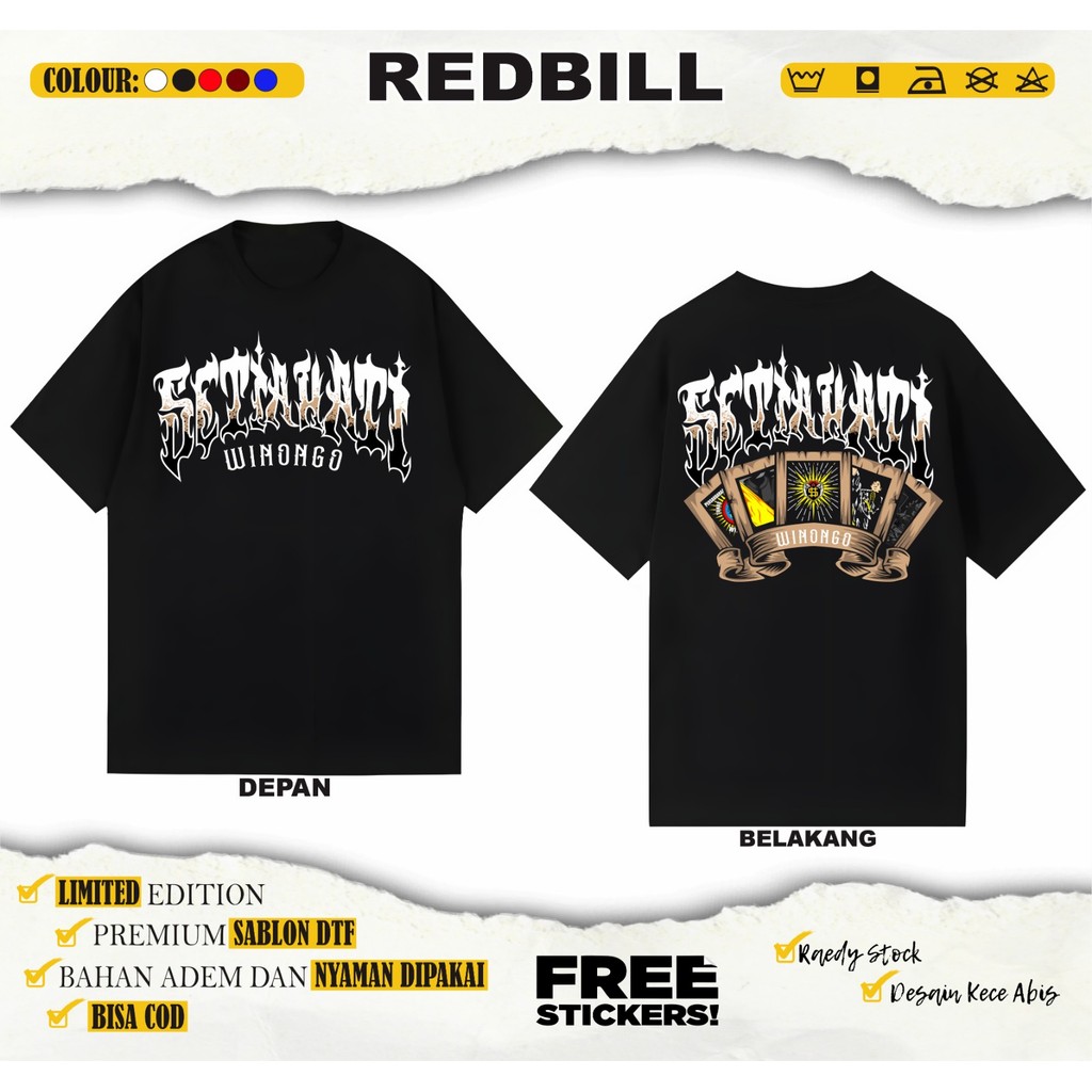 KAOS PSHW SETIA HATI WINONGO KAOS PSHW TERBARU - KAOS SH WINONGO - KAOS PSHW SIMPEL