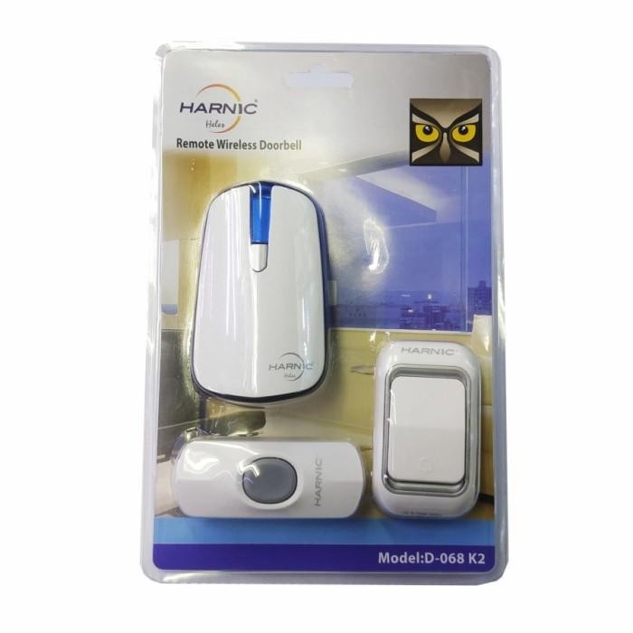 Bel Rumah Heles Harnic D-068 K2 - Wireless Door Bell 2 Remote