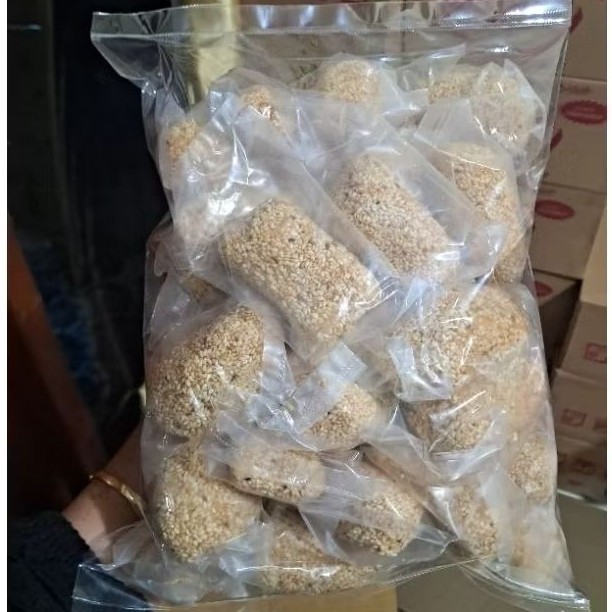 

manco ketan wijen BUNGKUS SATUAN 500gr bola wijen kiloan manco kiloan bola wijen viral manco viral