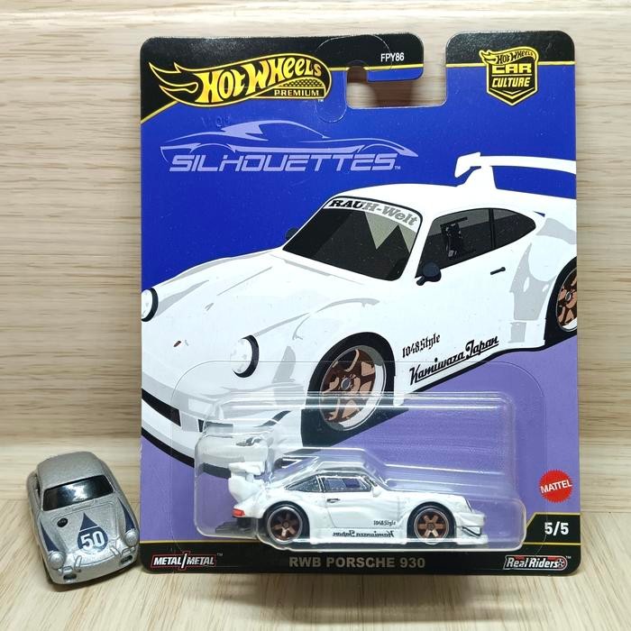 SLK99 hot wheels rwb porsche 930 silhouettes putih