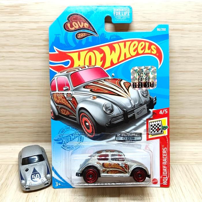 SLK99 hot wheels volkswagen beetle holiday racers zamac