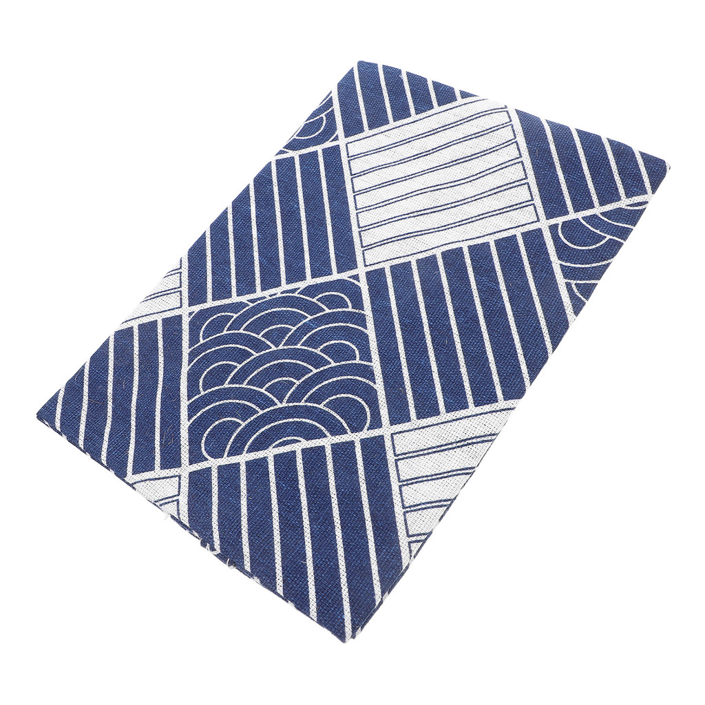 

1pc A5 Book Cover Japanese Style Cat Pattern Cloth Book Sleeve Protector Adjustable Hardcover Soft Fabric Notebook Cover