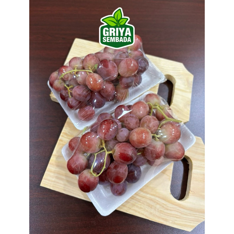 

Instant Anggur Merah Red Globe Cina - (500 Gram) Griya Sembada