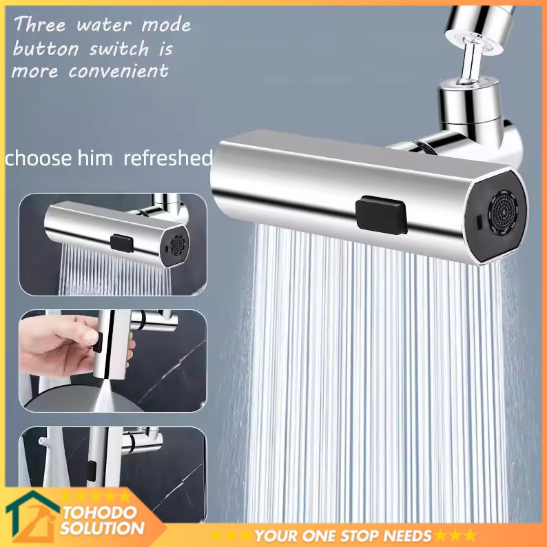 Keran Air Extender Faucet Water Outlet Universal 360 Degree - O2