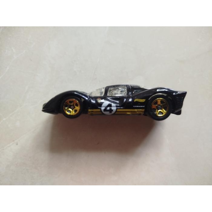 TOY DIECAST HOT WHEELS LOOSE - FERRARI 330 P4  BLACK - RARE