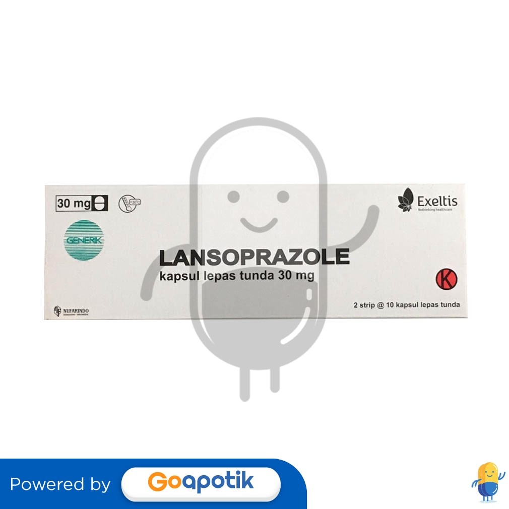Lansoprazole Nufarindo 30 Mg Box 20 Kapsul