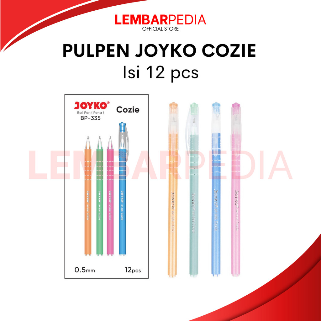 

PULPEN JOYKO BP-335 COZIE PER BOX ISI 12 PCS 0.5MM