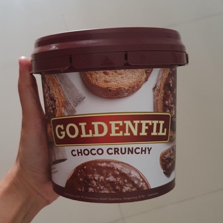 

GOLDENFIL Selai Coklat Roti Rasa Chocolate / Hazelnut Crunchy Chocolate 1 kg