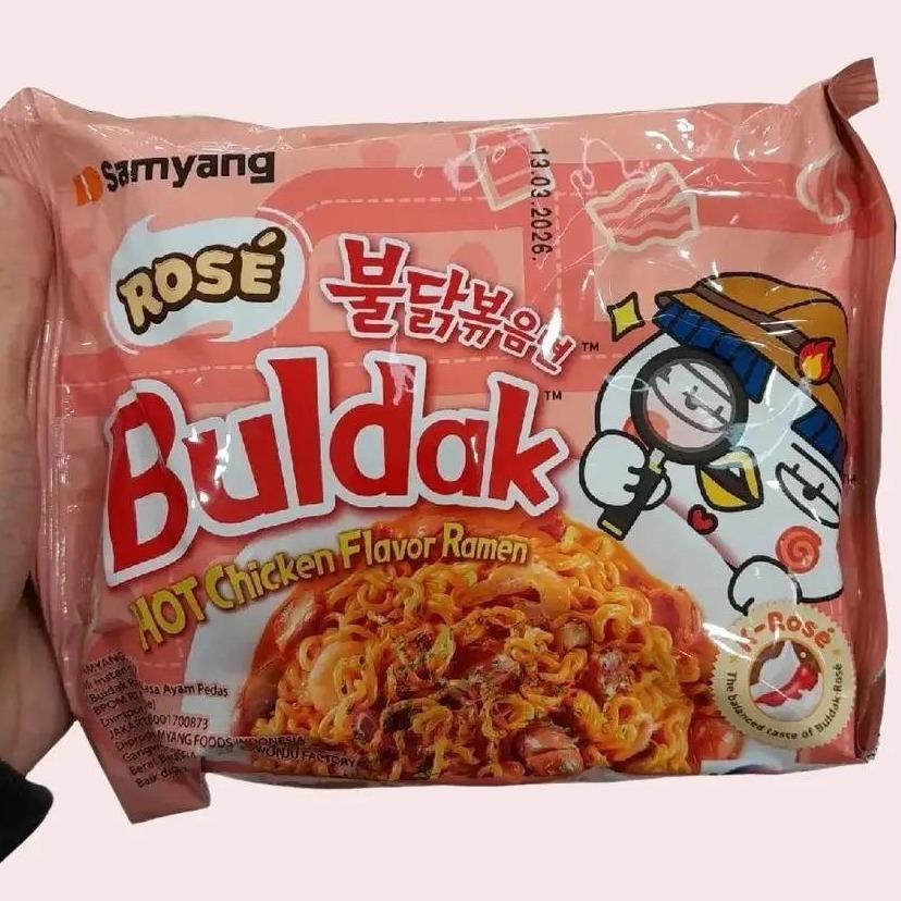 

Samyang Buldak K-Rose Mie Instan Import Rasa HOT Chicken Ramen 140gr