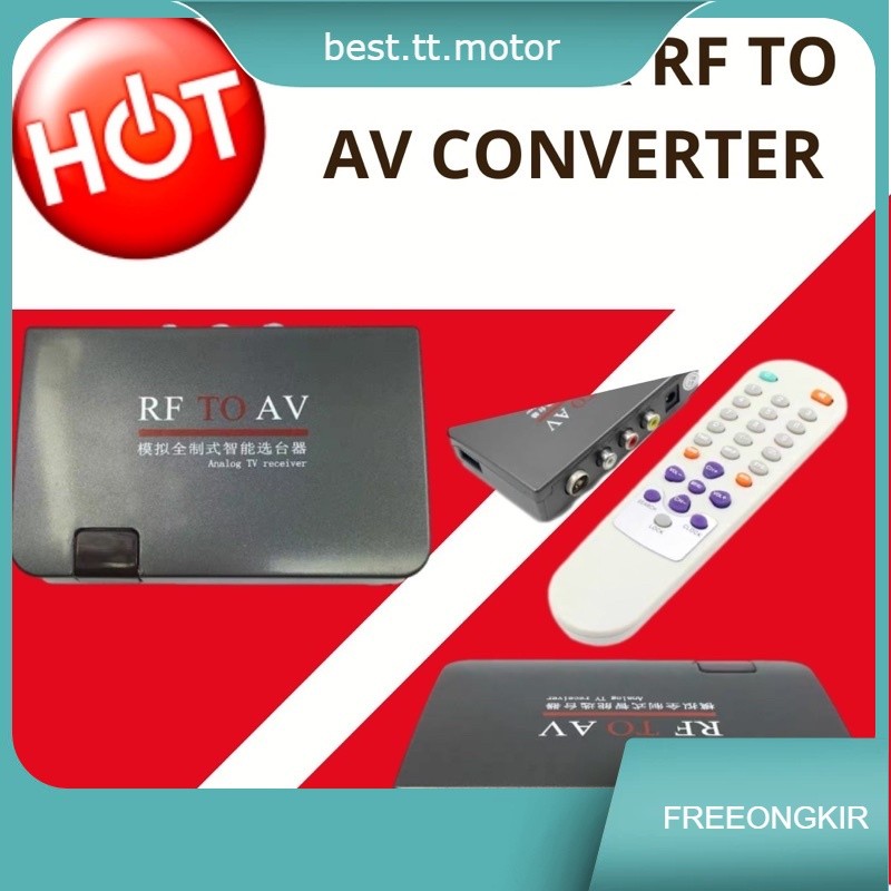 TV TUNER RF to AV RCA / TV TUNER ANALOG RCA / TV receiver / RF to AV