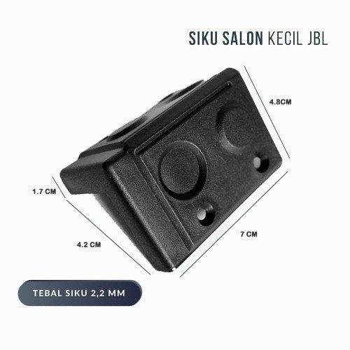 (TS)   Siku Salon Speaker Kecil Model Bulat JBL Kaki Box Plastik