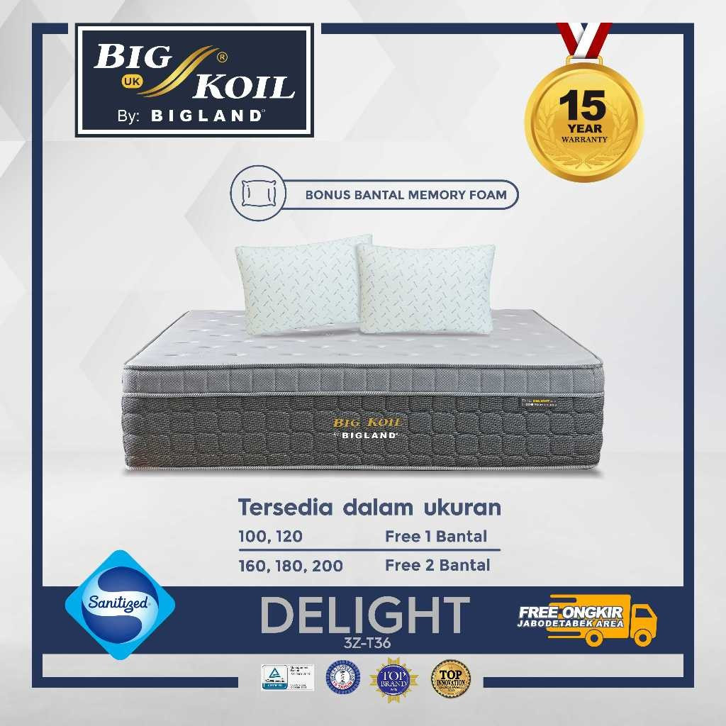 Big Koil DELIGHT 3Z-T36 by Bigland - Kasur Saja