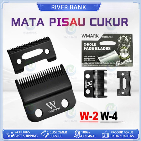 MATA PISAU WMARK W-13 bisa Untuk WAHL ANDIS BLADES W13 CARBON/Wmark Clipper Taper Blade Mata Pisau P