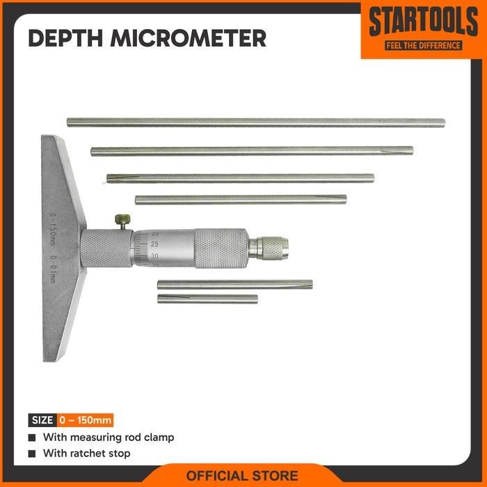 Startools Depth Micrometer 0 – 150mm